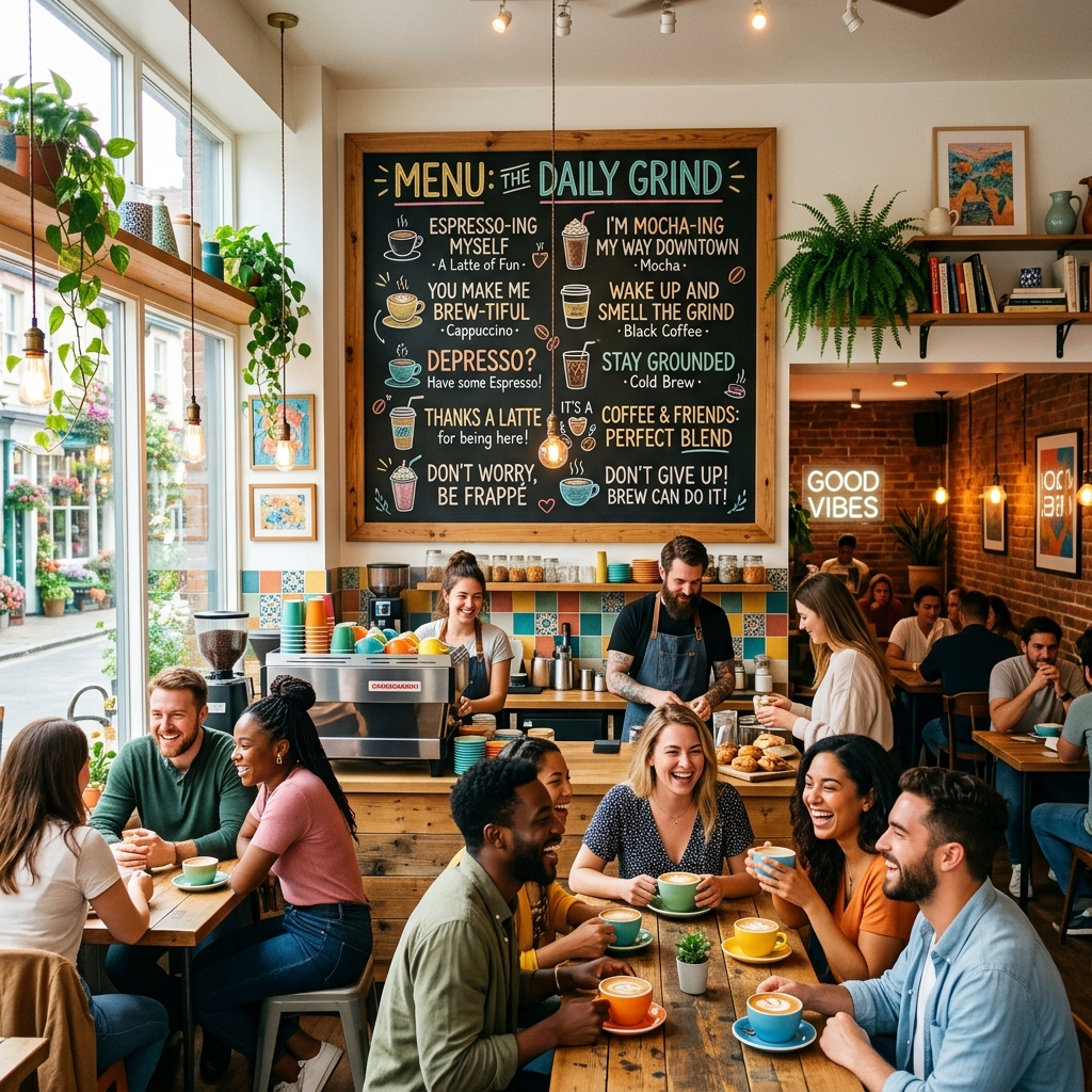 200+ Funny & Punny Cafe Names: The Ultimate Guide to Witty Branding